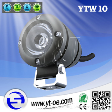 Exellent and Mini Pure Aluminum CREE 10W LED Driving Spot Light Used on Motorcycle Mainly